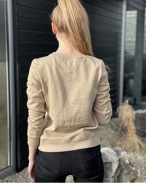 Mikina dámská Tommy Hilfiger béžová
